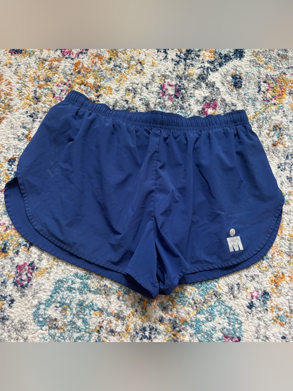 Ironman Women's Navy Athletic Running Shorts small lined KSwiss